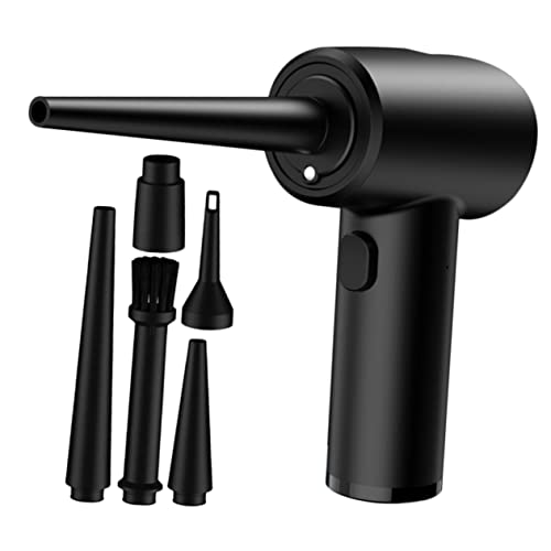 Housoutil Handheld Rechargeable Air Duster Powerful Cleaning Kit for Electronics Car and Workshop Use Safe Air Blower Incredible Airflow for Dust Removal and Maintenance