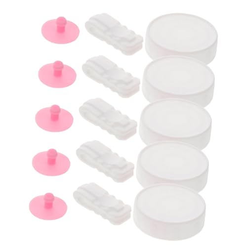 SOLUSTRE 1 Set Vakuumbeutelstopfen Zubehör: Vakuumstopfen Dichtungskappen Beutelventile Streifen Verschlussclips Kompression Mit Bequemer Verwendung