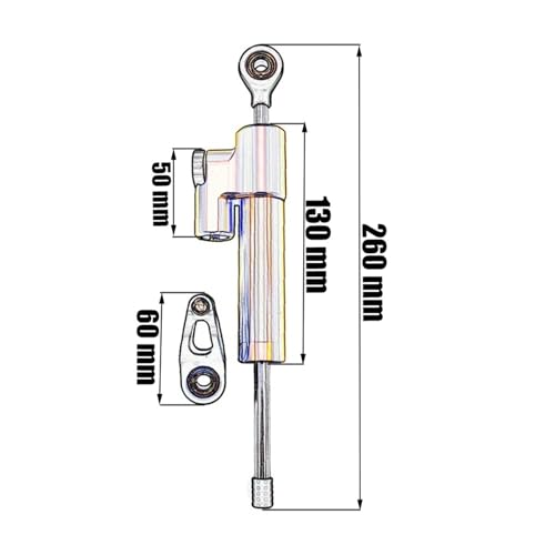 Amortisseur Direction Suzuki GSXR1000 2007 2008 Support Moto Gold - 3