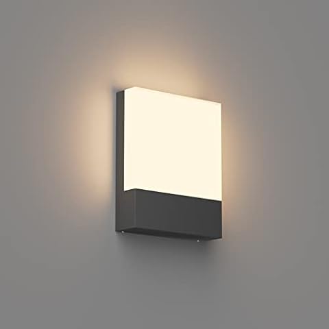 Klighten 24W LED Lámpara de pared Exterior/Interior Cover