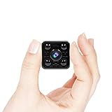 Camaras Espias Ocultas,UYIKOO Mini Camaras Espias 1080P HD con IR Visión Nocturna Detector de Movimiento,Mini Cámara Espía para la Seguridad de la Casa Cámara Nodriza para iPhone/Android