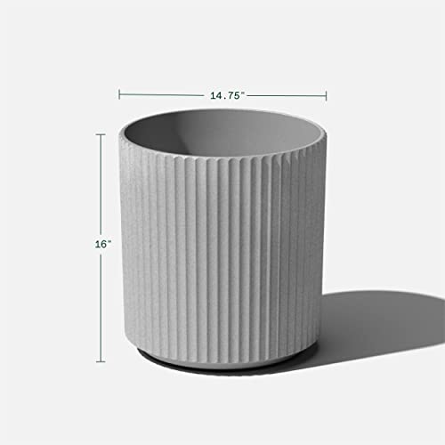 Image of Veradek Demi Series Planter - Large Round Outdoor Planter