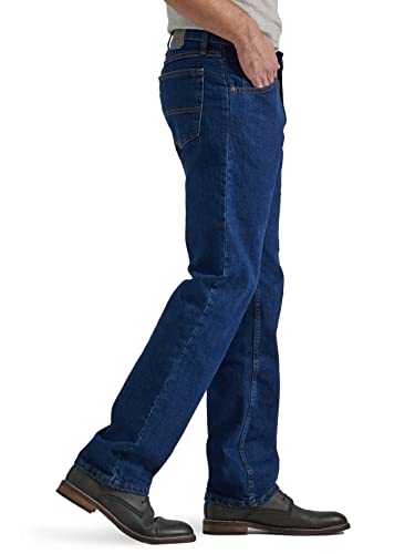 Image of Wrangler Men's Loose Fit Cotton Jeans (Grey, Vintage Stonewash)