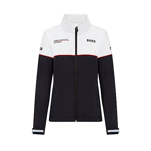 Fuel For Fans Chaqueta Softshell del equipo Porsche Motorsport para mujer - Negro - Talla: L