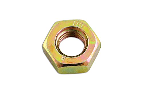 Tuerca de acero Connect 31351 lisa en pack de 100 unidades para bricolaje