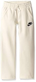 UPC 193147009453 product image for Nike Boy's NSW Club Open Hem Fleece Pant FA18, Sail/Heather/Black, Large (B07KD7 | upcitemdb.com