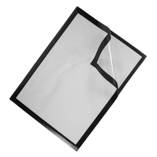 VILLFUL Marco Magnético Decorativo para Fotos Refrigerador Autoadhesivo Marco de Lienzo para y Collages Compatible con Superficies Metálicas Negro