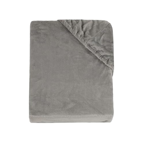 DALINA Textil - Sábana Bajera de Franela Cama 150 - Bajera Ajustable Colarina, Cálido y Sueva para Invierno, 150x195x30cm