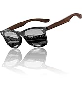 Glapeame Wooden Leg-Sunglasses-Mens-Womens-Polarised-Black-Sunglasses-Sun Glasses-UV400-Retro-Sha...