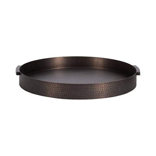 Kate And Laurel 228619 Samana Modern Round Metal Tray thumb #7