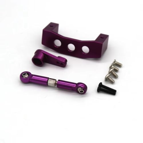 RC�������i For Wltoys 144001 144010 124016 124017 124018 124019 �X�e�A�����O�M�A �V�[�g�^�C���b�h RC�J�[�p ���^���A�b�v�O���[�h �C���A�N�Z�T���[(Purple)