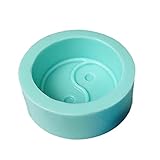 ♥ Diseño único --- El molde de silicona de jabón hecho a mano Yin Yang tai chi puede hacerte sentir relajante y armonioso.