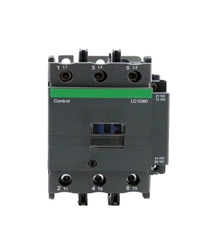 Contacteur tripolaire LC1D80M7C à haute endurance avec bobine AC110V triphasé