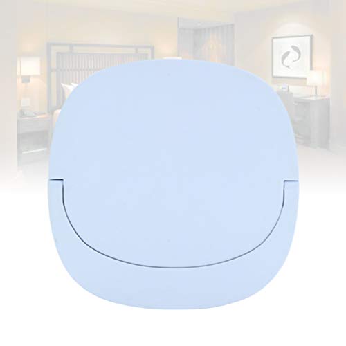 Espelho de maquiagem para viagem Lurrose com espelho de cosméticos dobrável, iluminado por LED, luz