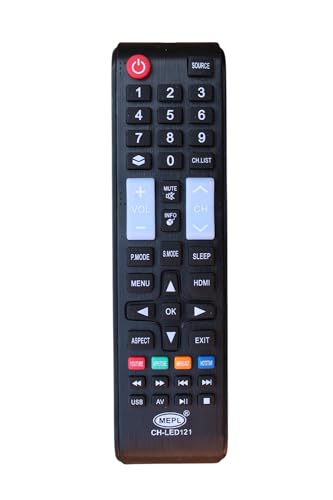 Image of Remote Control for Chinese Assembled Tv China /Chinese Smart LED /LCD TV Models | Non Voice | with P.Mode, S.Mode, HDMI & Aspect Hotkeys - Exactly Same Remote Will Work Only (China LED 121)