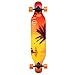 Slendor Longboard Skateboards 42 inch Drop Through Deck Complete Maple Cruiser Freestyle, Camber Concave