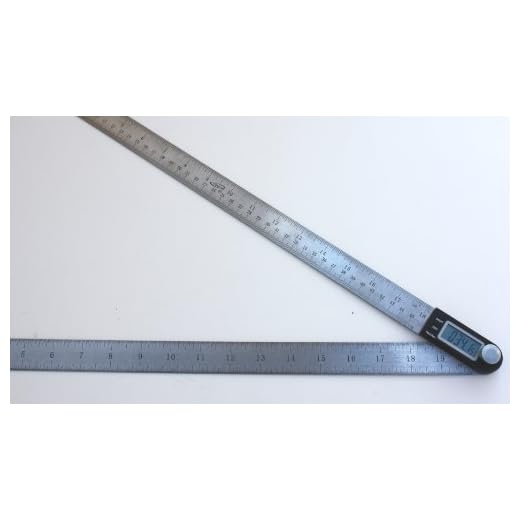 iGaging 21" Stainless Steel Digital Protractor With 18" Rule and Featuring New "Hold" Function
