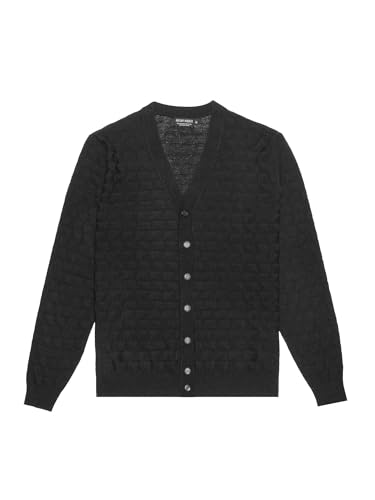 Cardigan Antony Morato noir pour éviter le coup de froid en mi-saison