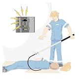 Hochspannung Sicherheitsrettungshaken f&uuml;r Notfallschutzger&auml;te, 220lb Ladungskapazit&auml;t, offene Krawattenstange - Robustes isoliertes kommerzielles &ouml;ffentliches Rettungsinstrument