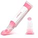 Moisturizing Sheer Balm Lip Stain with Exfoliating Tip for Gentle Dry Skin Removal - UNDONE BEAUTY Lip Life. Natural Shea, Jojoba & Rose Hip for Lip Smoothing. Tinted Non-Sticky Gloss. INFINITE PINK