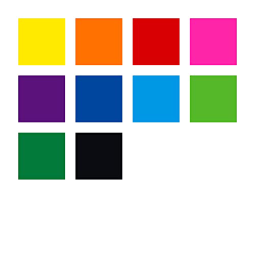 STAEDTLER 4320 MC10 Stick Rainbow Ballpoint Pen - Assorted Colours (Pack of 10)