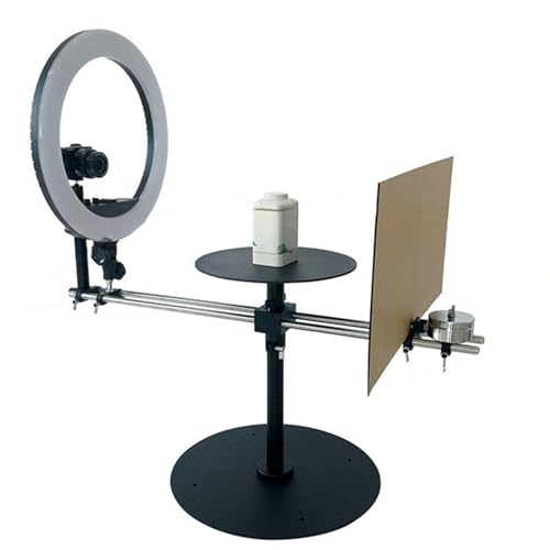 Plataforma giratoria para fotografía, soporte de exhibición giratorio, libremente ajustable, carga de 44 libras, para fotografía de productos de cabina de fotos