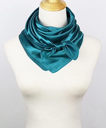 vabovin Satin Head Scarf for Women Solid Color - Hair Scarves 35 Inch Bandana Headscarf2