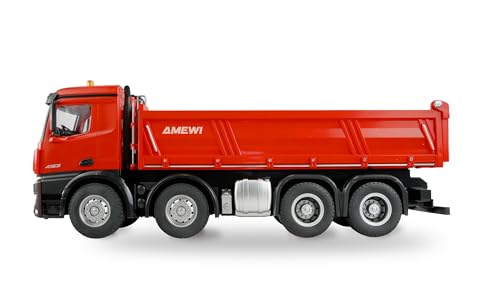 Amewi Mercedes-Benz Arocs Muldenkipper 8x4/4 4WD 1:18 RTR rot, RC ferngesteuert LKW Modell
