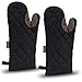 Produktbild BERRY® Ofenhandschuhe - Grillhandschuhe - BBQ - extra lang u. rutschfest - optimaler Schutz vor Verbrennungen - hitzebeständige Backhandschuhe - Baumwolle - nachhaltig verpackt - Schwarz
