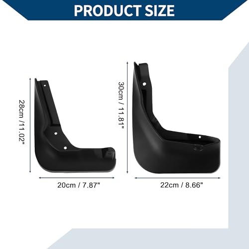 Image of Mud Flaps Splash Guards W /Mount Accessories for Mercedes-Benz A Class(Hatchback) 2013-2019 Front and Rear Mud Guards 1 Set
