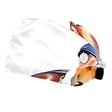 Materiale: Il copricapo con coda di cavallo è realizzato in poliestere traspirante, e la fascia interna è in cotone. Ci sono due bottoni sul lato esterno vicino alle orecchie per fissare i lacci della maschera