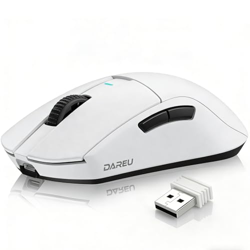 Ratón gaming Wireless ligero DAREU A950GM de 60g para evitar fatiga con cargador rápido USB