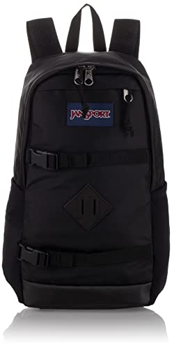 JanSport Off Campus Sling Bag - Convertible Crossbody Backpack to Sling with Water Bottle Pocket, Black