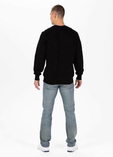 PITBULL Herren Crewneck Sweatshirts Männer Pullover Sherwood Freizeit-Sweatshirt Baumwolle M
