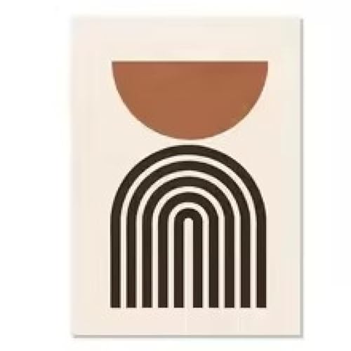 Impression sur toile géométrique minimaliste pour décoration murale chic - 3