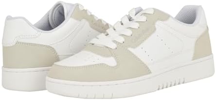 Calvin Klein Women's HATTEA Sneaker, White Patent 1, 8 | Image 5