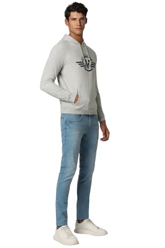 Image of Van Heusen Men Polycotton Hooded Neck Sweatshirt