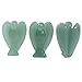 Justinstones Carved Green Aventurine Gemstone Peace Angel Pocket Guardian AngelHealing Statue 1.5 inch
