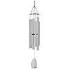 Woodstock Chimes Grote Klokken van Paradise Wind Chime – Zilver