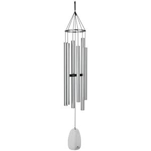 Woodstock Chimes Grote Klokken van Paradise Wind Chime – Zilver
