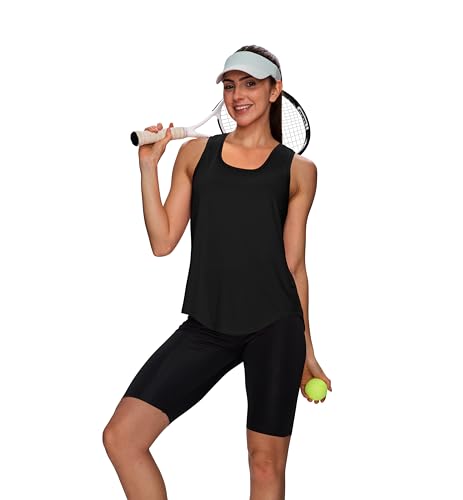 WIHOLL Workout Tops for Women Summer Athletic Tank Tops Sleeveless Shirts Beach Lightweight Gym Clothes3