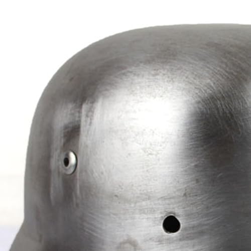 Casco de acero de alta resistencia alemán M1935 con correa de cuero 7