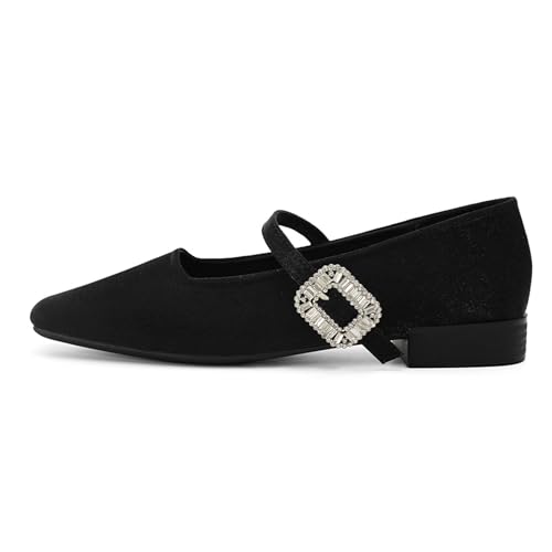 Ballerines Mary Jane bout carré confortables avec leur semelle caoutchouc