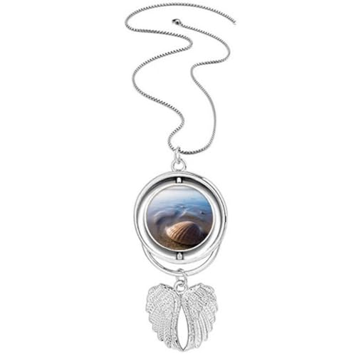 Collier ailes d'ange et coquillages, le bijou bohème idéal pour vos vacances à la mer