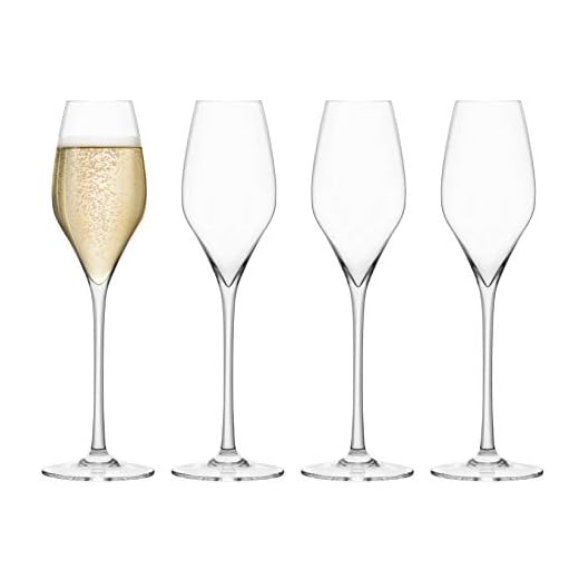 montana now Sekt-Glas, 1 Stück, spülmaschinenfester Sekt-Kelch, Champagner-Glas im modernen Stil, Prosecco-Gläser, Sekt-Flöte, 170 ml, 044463 5 Final Touch Champagne Glasses Champagne Glass Pack of 4 100% Lead Free Crystal Champagne Flutes Champagne Glass with Major 'Ash Titanium Reinforced for added durability High 27.8 cm 340ml –Pack of 4