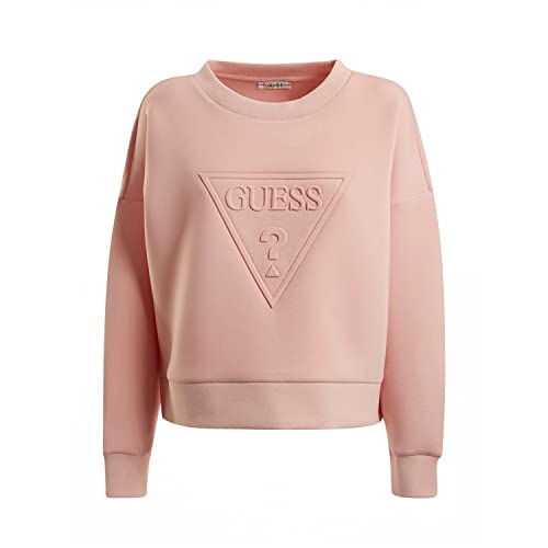Guess Corina W1BQ04K7UW2 Damen-Sweatshirt, Rosa, S