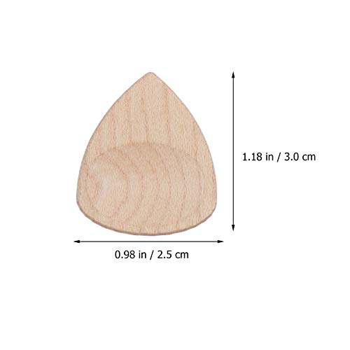 EXCEART 10Pcs Picaretas Da Guitarra Plectrums Com Caixa De Armazenamento de Madeira Coletor para Acú