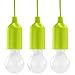 Produktbild HyCell Pull Light 3er Set mit Zugschalter inkl. AAA Batterien - tragbare LED Lampe warmweiß - Mobile Leuchte ideal für Garten Schuppen Zelt Camping Dachboden Kleiderschrank oder Party Dekoration