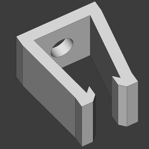 Image of Replacement Clip for Color-Changing Neon Flex Light - 3D Printed - Fits American Lighting Neon Flex (20)