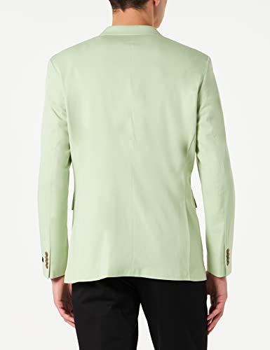 JACK & JONES Men's Jprfranco Check Blazer Suit Jacket, Celadon Green/Fit:Super Slim fit, 36R - Image 2